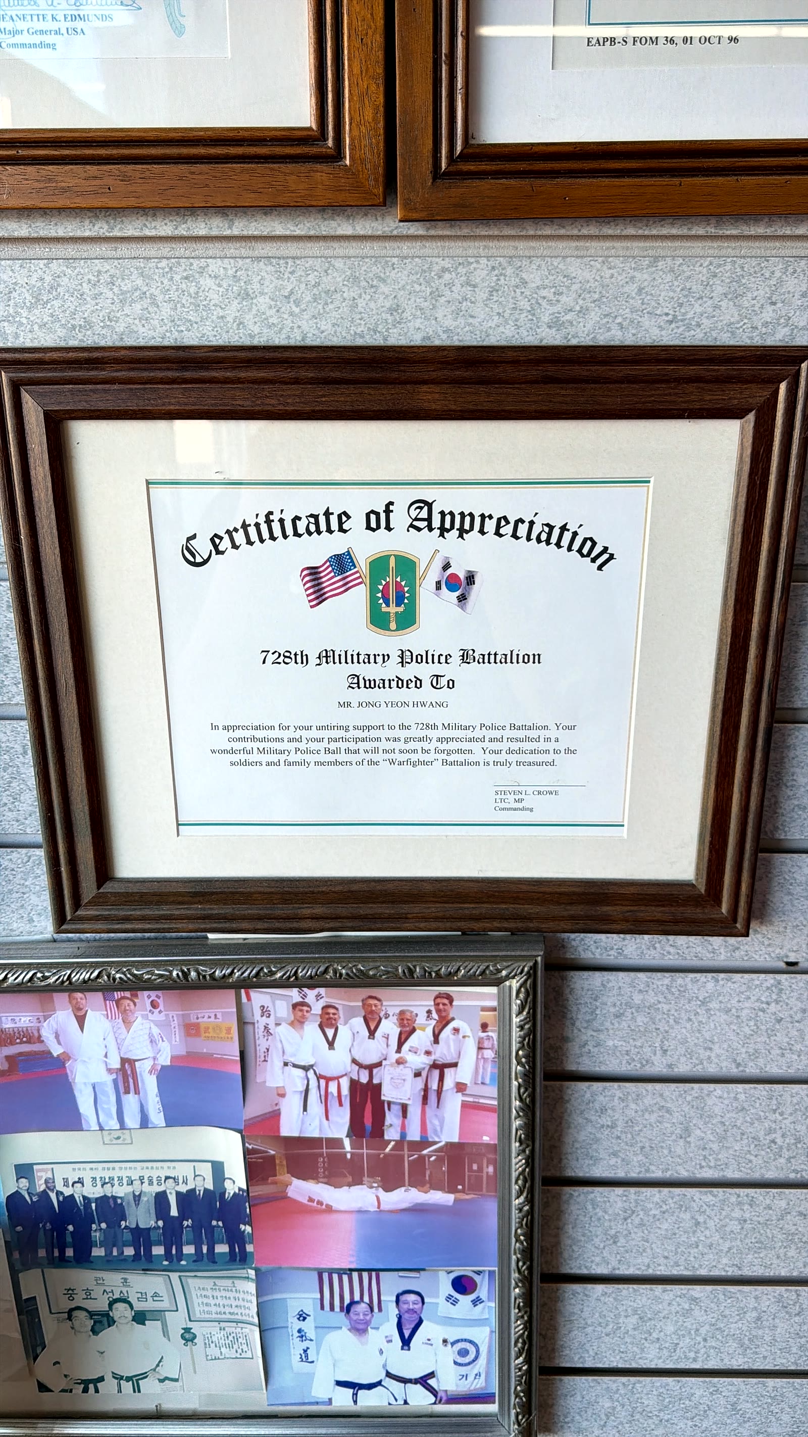 Certificate of Appreciation