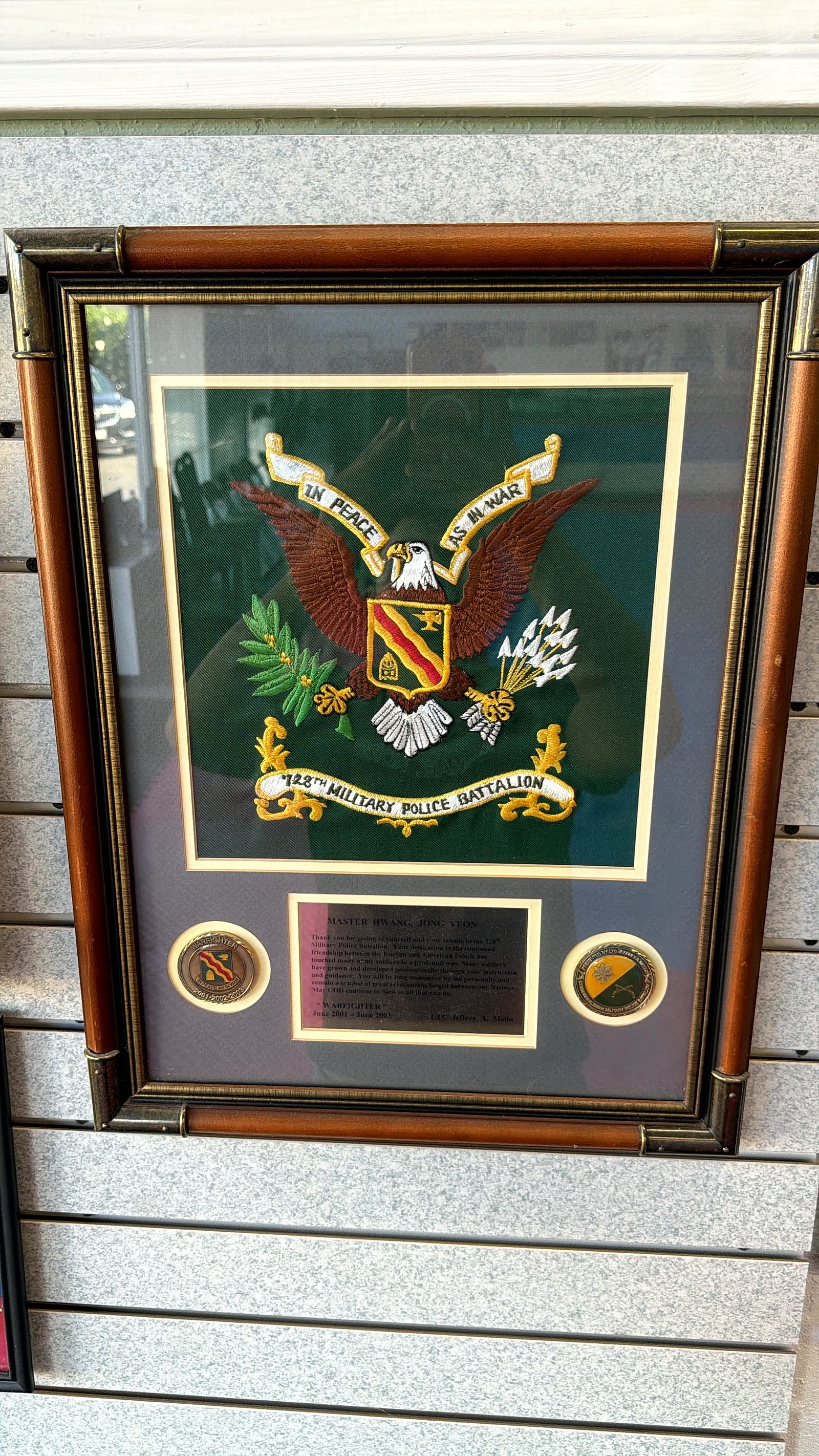 728th Military Police Battalion Honors